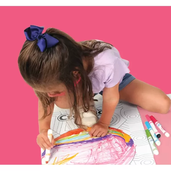 imageCrayola CarrywithMe Color Your Own Desk Shield with Clear Window Portable and Protective Germ Guard for Children to Use In Schools 20quot x 19quot x 10quot WhiteBlack S100396V
