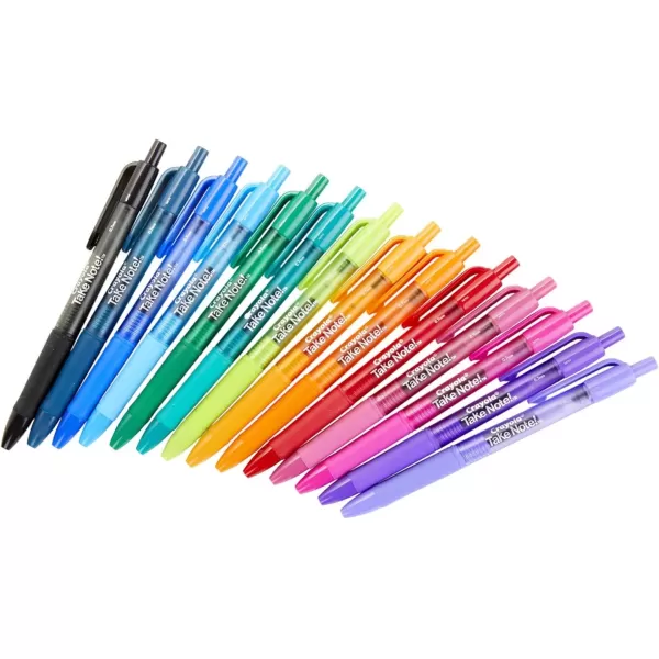 imageCrayola Colored Gel Pens for Kids and Adult Coloring Washable Pens Medium Point 14 Count14 Count