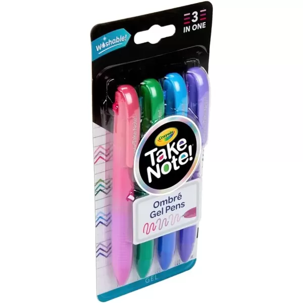imageCrayola Colored Gel Pens for Kids and Adult Coloring Washable Pens Medium Point 14 Count4 Count