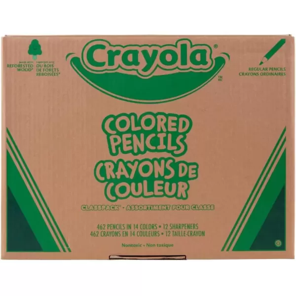 imageCrayola Colored Pencils Classpack 240ct Must Have Classroom Supplies for Teachers Bulk Colored Pencils for School 12 Colors14 Assorted Colors