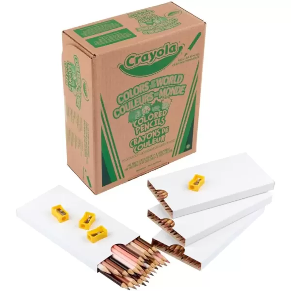 imageCrayola Colored Pencils Classpack 240ct Must Have Classroom Supplies for Teachers Bulk Colored Pencils for School 12 ColorsColors of the World