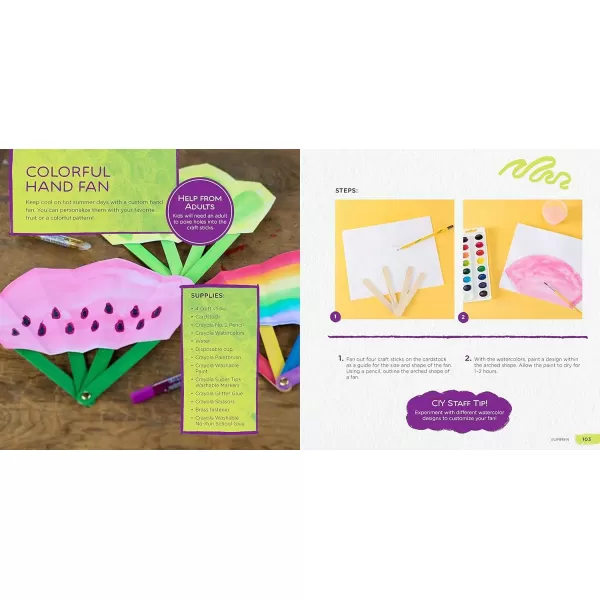 imageCrayola Create It Yourself 52 Colorful DIY Craft Projects for Kids to Create Throughout the Year