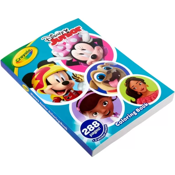 imageCrayola Disney Coloring Book 288pgs Disney Sticker ampamp Coloring Book for Kids Disney Toys ampamp Gifts Stocking Stuffer for Girls ampamp Boys 3Disney Jr