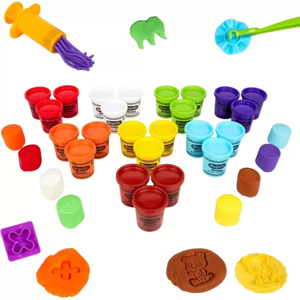 imageCrayola Dough Classpack  8 Assorted Colors 48 Count 3oz Kids Dough Classroom Supplies for Teachers ampamp Art Projects Nontoxic Ages 3100 Pieces