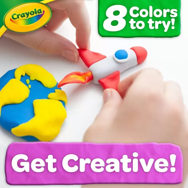 imageCrayola Dough Classpack  8 Assorted Colors 48 Count 3oz Kids Dough Classroom Supplies for Teachers ampamp Art Projects Nontoxic Ages 348 Count