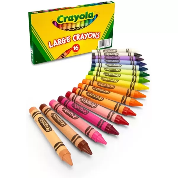 imageCrayola Large Crayons Classic Colors 16 Count