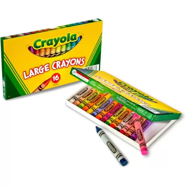 imageCrayola Large Crayons Classic Colors 16 Count