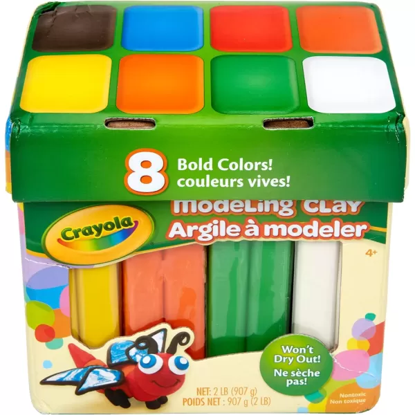imageCrayola Modeling Clay in Bold Colors 2lbs Gift for Kids Ages 4 ampamp UpModeling Clay
