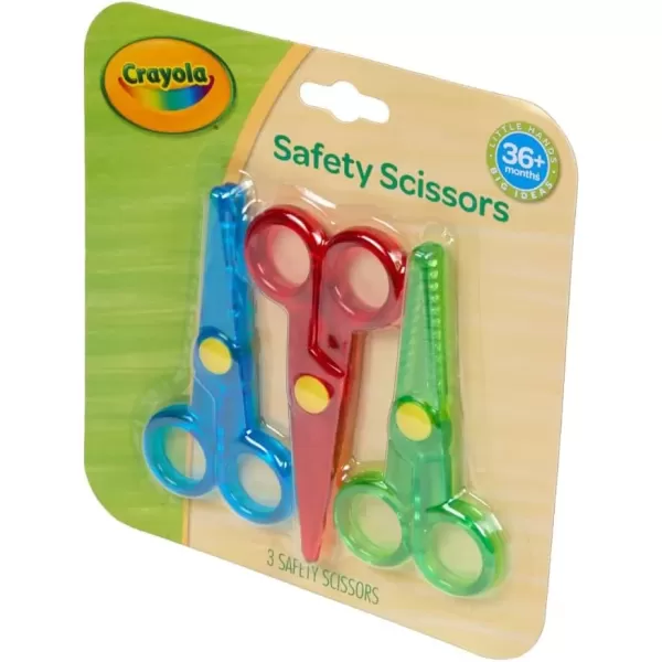 imageCrayola My First Safety Scissors Toddler Art Supplies 3ct3ct