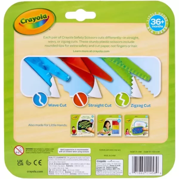 imageCrayola My First Safety Scissors Toddler Art Supplies 3ct3ct