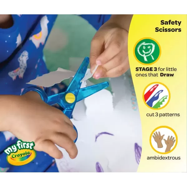 imageCrayola My First Safety Scissors Toddler Art Supplies 3ct3ct