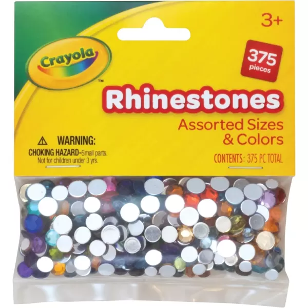 imageCrayola Rhinestones  Assorted Colors and Sizes 375 Count