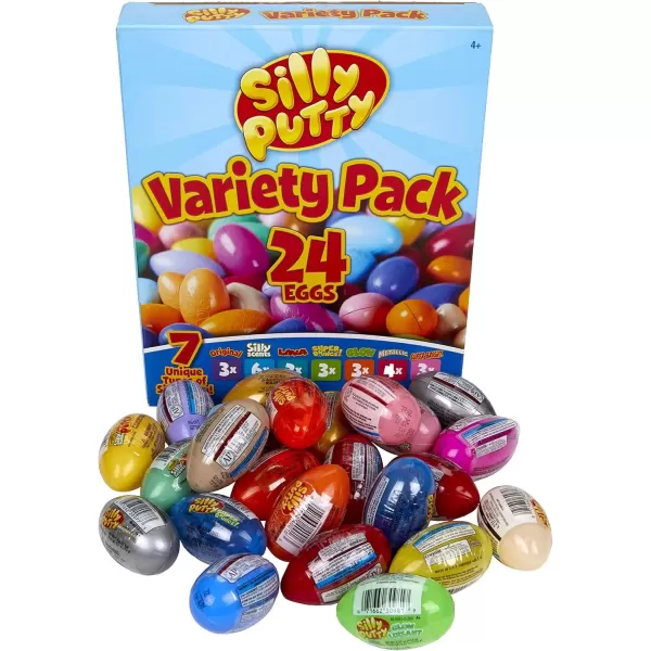imageCrayola Silly Putty Bulk Variety Pack 24ct Fidget Toys For Kids ampamp Adults Party Favors Treasure Box Toys for Classrooms Goodie Bag Stuffers Gifts Amazon Exclusive