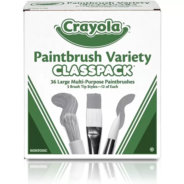 imageCrayola Spill Proof Paint Set 25ct Washable Paint for Kids Kids Craft Supplies Holiday Gift for Toddlers ampamp Kids Nontoxic 3Paintbrush Variety Pack