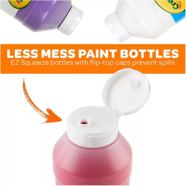 imageCrayola Spill Proof Paint Set 25ct Washable Paint for Kids Kids Craft Supplies Holiday Gift for Toddlers ampamp Kids Nontoxic 3Washable Paints