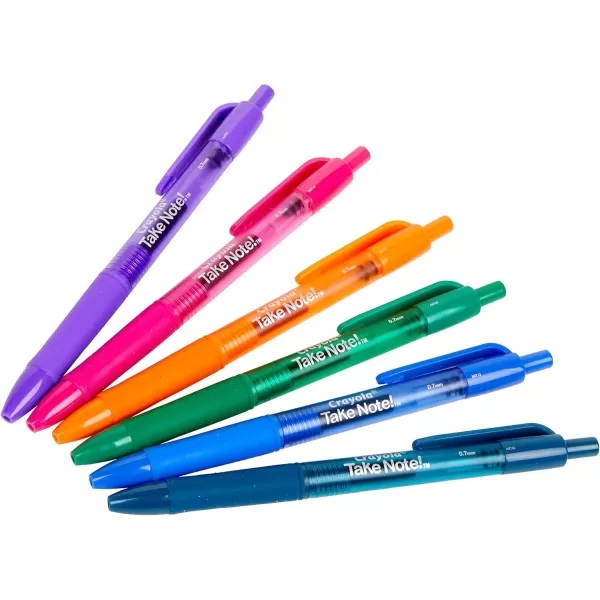 imageCrayola Washable Gel Pens In Jewel Tones Office ampamp School Supplies 10Mm Medium Pt 6 Count