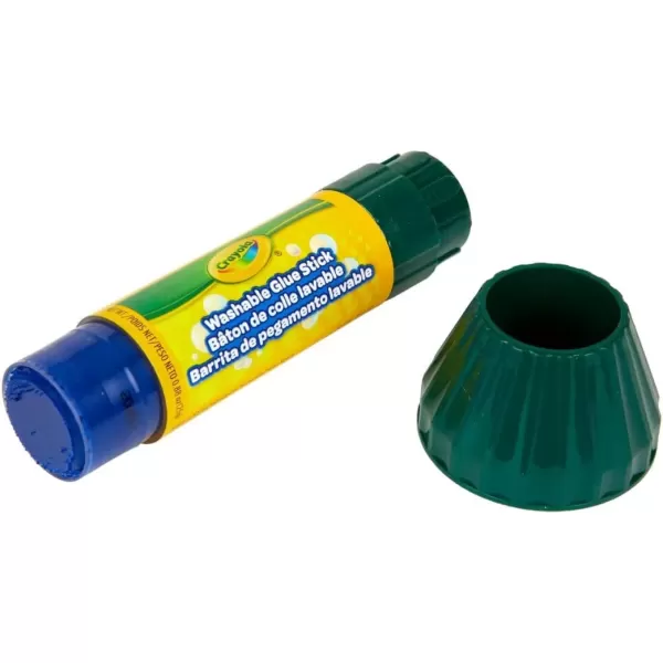 imageCrayola Washable Glue Stick 088 oz Dries Clear Pack of 12