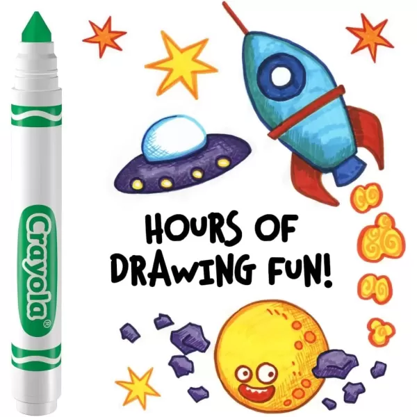 imageCrayola Washable Markers  Blue 12ct Kids Broad Line Markers Bulk Markers for Classrooms ampamp TeachersGreen