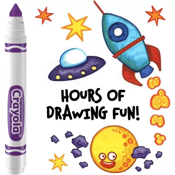 imageCrayola Washable Markers  Blue 12ct Kids Broad Line Markers Bulk Markers for Classrooms ampamp TeachersViolet