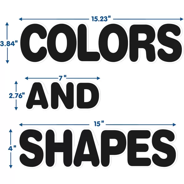 imageEureka Crayola Colors and Shapes Classroom Bulletin Board Set for Teachers 28 PiecesOSFA