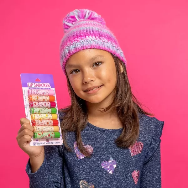imageLip Smacker Crayola Lip Balm Party Pack  8 Moisturizing Lip Balms Cotton Candy Orange Sherbert Watermelon Berry Apple Banana Hydrating ampamp Protecting  CrueltyFreeHoliday Original  Best
