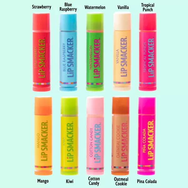 imageLip Smacker Crayola Lip Balm Party Pack  8 Moisturizing Lip Balms Cotton Candy Orange Sherbert Watermelon Berry Apple Banana Hydrating ampamp Protecting  CrueltyFreeOrignal  Best