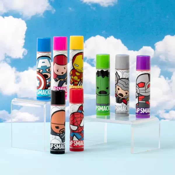 imageLip Smacker Crayola Lip Balm Party Pack  8 Moisturizing Lip Balms Cotton Candy Orange Sherbert Watermelon Berry Apple Banana Hydrating ampamp Protecting  CrueltyFreeAvengers