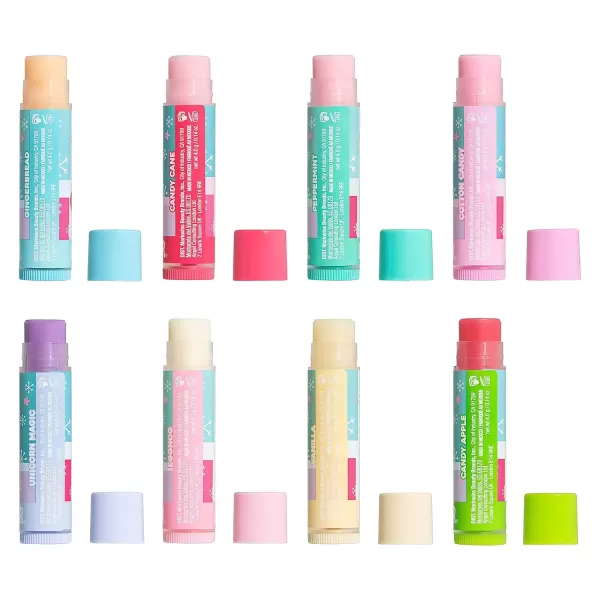 imageLip Smacker Crayola Lip Balm Party Pack  8 Moisturizing Lip Balms Cotton Candy Orange Sherbert Watermelon Berry Apple Banana Hydrating ampamp Protecting  CrueltyFreeHoliday Lip Tin