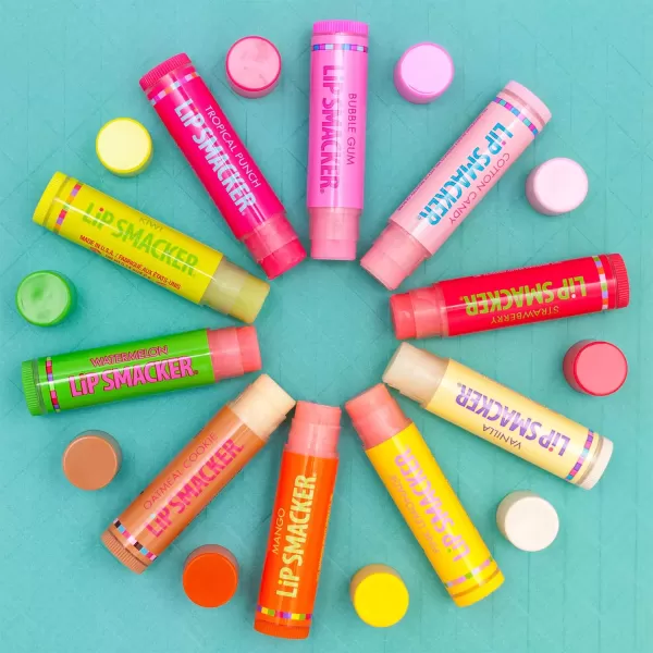 imageLip Smacker Crayola Lip Balm Party Pack  8 Moisturizing Lip Balms Cotton Candy Orange Sherbert Watermelon Berry Apple Banana Hydrating ampamp Protecting  CrueltyFreeOrignal  Best