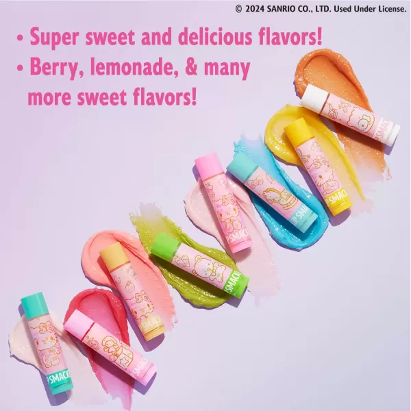 imageLip Smacker Crayola Lip Balm Party Pack  8 Moisturizing Lip Balms Cotton Candy Orange Sherbert Watermelon Berry Apple Banana Hydrating ampamp Protecting  CrueltyFreeLip Balm Vault