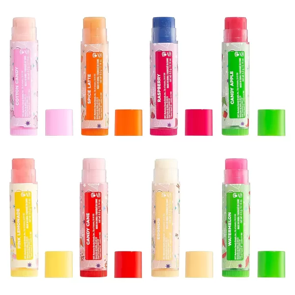 imageLip Smacker Crayola Lip Balm Party Pack  8 Moisturizing Lip Balms Cotton Candy Orange Sherbert Watermelon Berry Apple Banana Hydrating ampamp Protecting  CrueltyFreeHoliday Original  Best