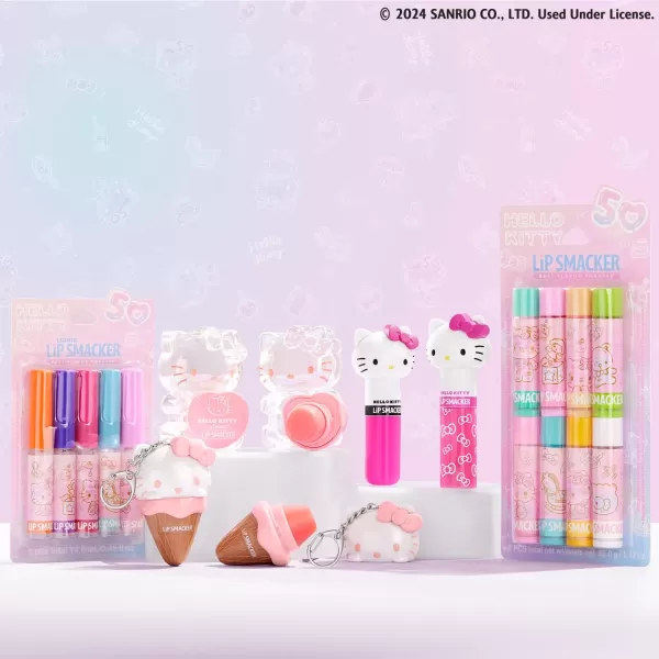 imageLip Smacker Crayola Lip Balm Party Pack  8 Moisturizing Lip Balms Cotton Candy Orange Sherbert Watermelon Berry Apple Banana Hydrating ampamp Protecting  CrueltyFreeLip Balm Vault