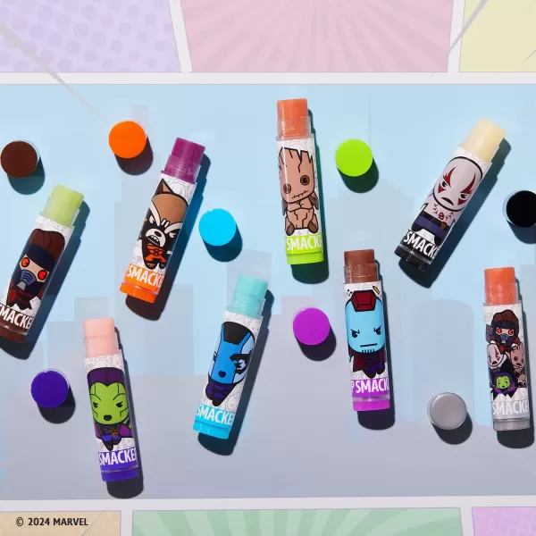 imageLip Smacker Crayola Lip Balm Party Pack  8 Moisturizing Lip Balms Cotton Candy Orange Sherbert Watermelon Berry Apple Banana Hydrating ampamp Protecting  CrueltyFreeGuardians of the Galaxy