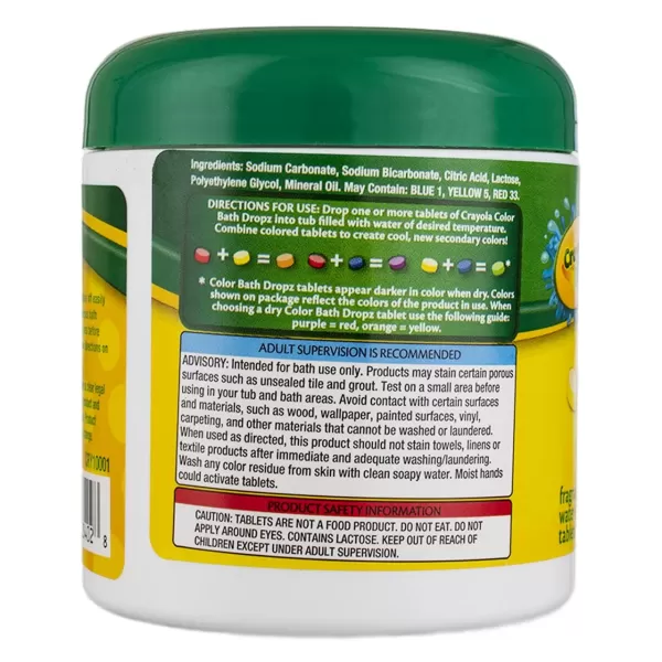 imageCrayola Bath Dropz 359 Ounces 60 Tablets Pack of 2
