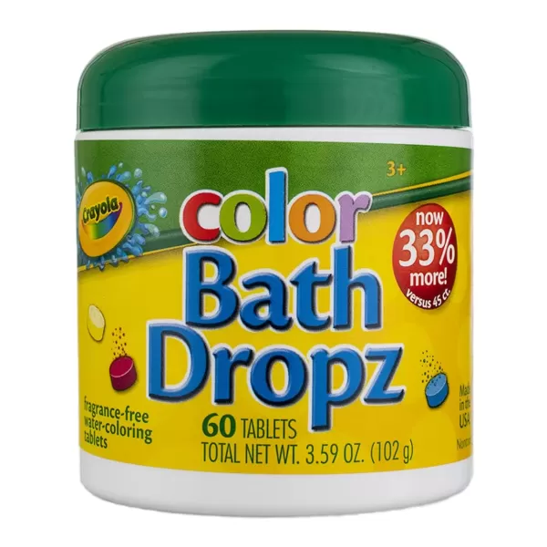 imageCrayola Bath Dropz 359 Ounces 60 Tablets Pack of 2