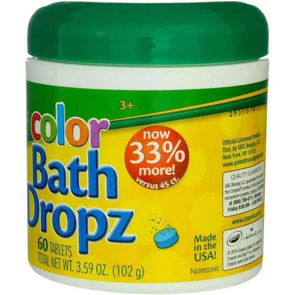 imageCrayola Bath Dropz 359 oz 60 Tablets Pack of 21 Count Pack of 60