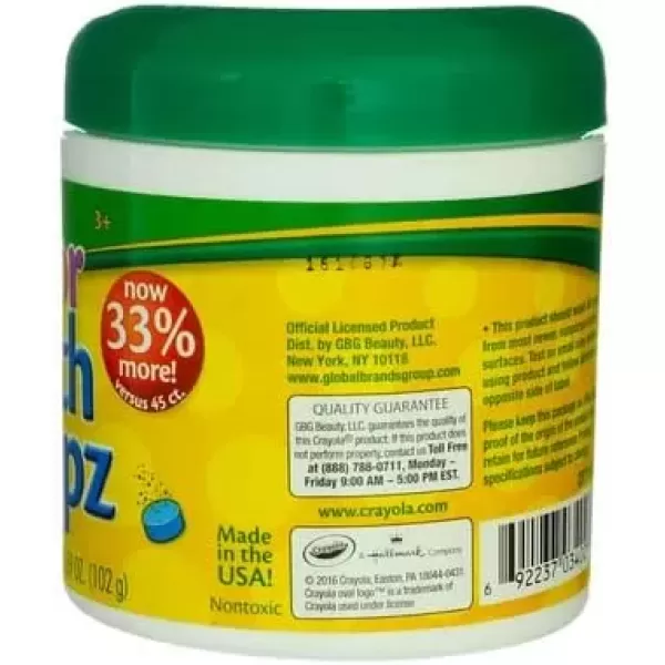imageCrayola Bath Dropz 359 oz 60 Tablets Pack of 260 Count Pack of 1