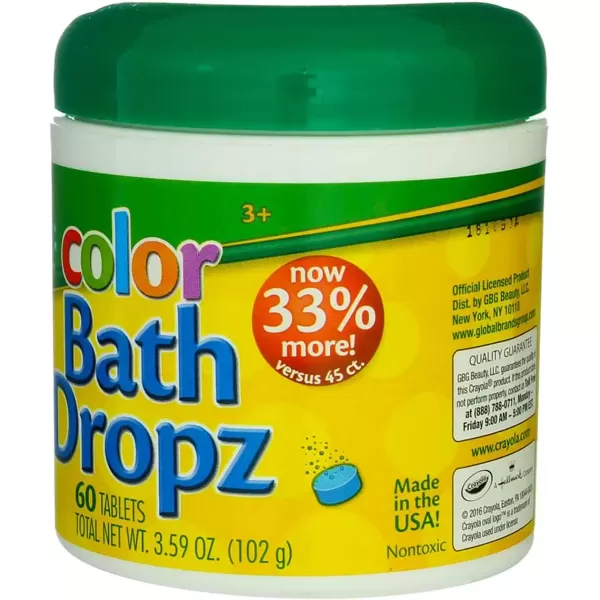 imageCrayola Bath Dropz 359 oz 60 Tablets Pack of 260 Count Pack of 1