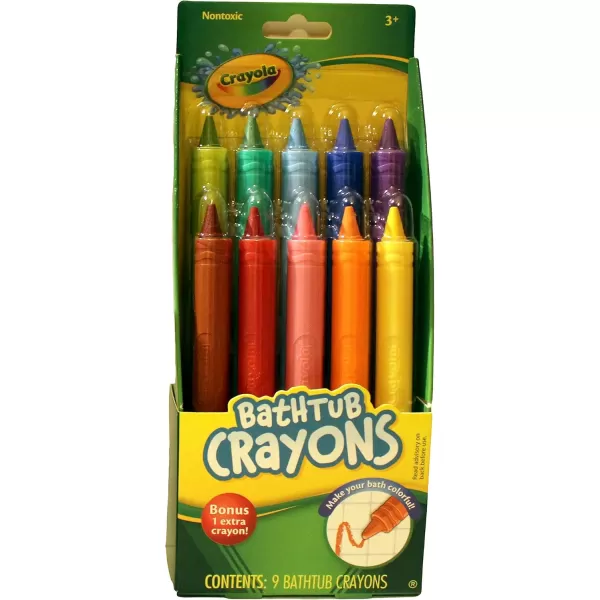 imageCrayola Bath Time Fun Bundle Including Bathtub Markers Bathtub Crayons and Bath Squirters  Bring Creative Fun to Bath Time  Ages 3