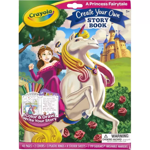 imageCrayola Book Making Kit for Kids Create Your Own Fairytale Storybook DIY Kits Gift for Girls ampamp Boys Ages 6 7 8 9