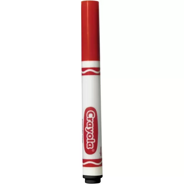 imageCrayola Broad Line Markers  Black 12ct Markers for Kids Bulk School Supplies for Teachers Nontoxic Marker Refill with Reusable BoxRed
