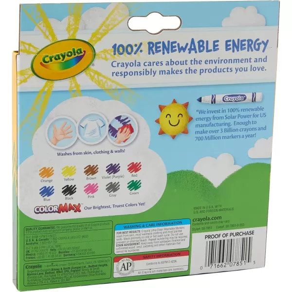 imageCrayola Broad Line Markers 10ct