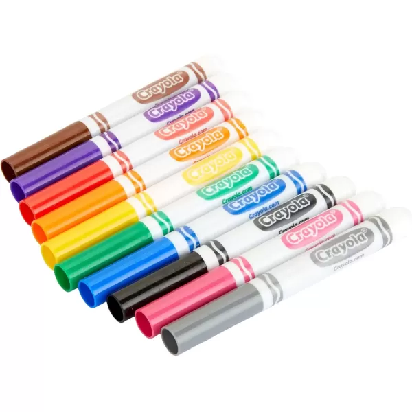imageCrayola Broad Line Markers 12pks Bulk Markers for School Coloring Markers for Kids Must Have Classroom Supplies for Teachers
