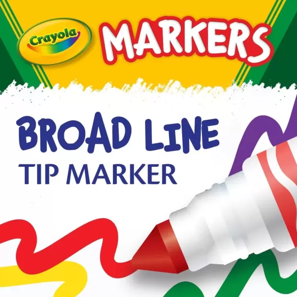 imageCrayola Broad Line Markers Classpack 256 Ct Bulk School Supplies For Teachers Kids Markers For School Classroom Must HaveBroad Line