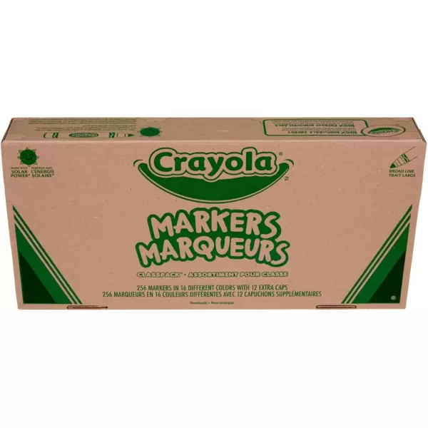 imageCrayola Broad Line Markers Classpack 256 Ct Bulk School Supplies For Teachers Kids Markers For School Classroom Must HaveBroad Line