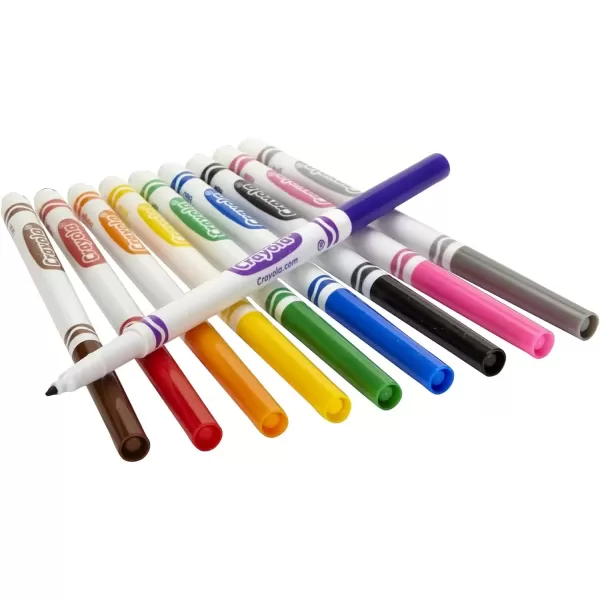 imageCrayola Broad Line Markers Classpack 256 Ct Bulk School Supplies For Teachers Kids Markers For School Classroom Must HaveFine Line