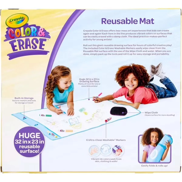imageCrayola Color ampamp Erase Drawing Board for Kids Travel Coloring Kit Drawing Toy Toddler Coloring Set Gift for Kids 3Activity Mat