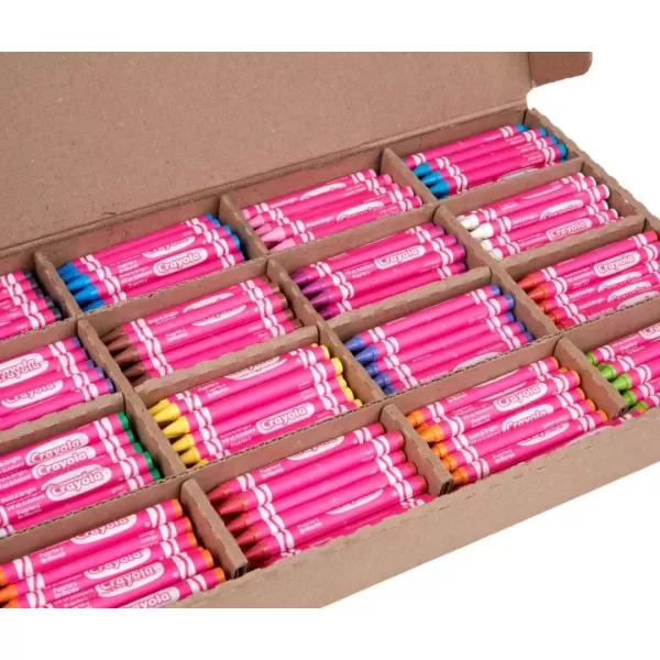 imageCrayola Construction Paper Crayons Classpack Bulk Assorted School Supplies 16 Colors 400Set Packaging May VaryCrayons Classpack