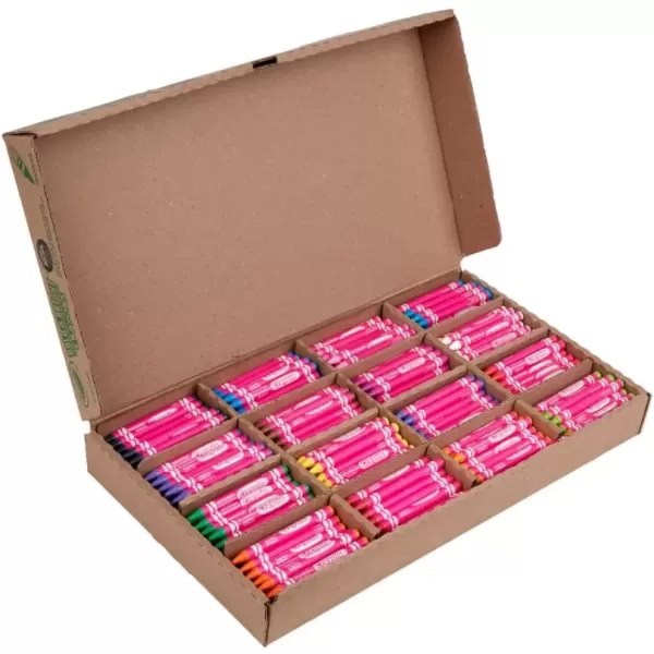 imageCrayola Construction Paper Crayons Classpack Bulk Assorted School Supplies 16 Colors 400Set Packaging May VaryCrayons Classpack