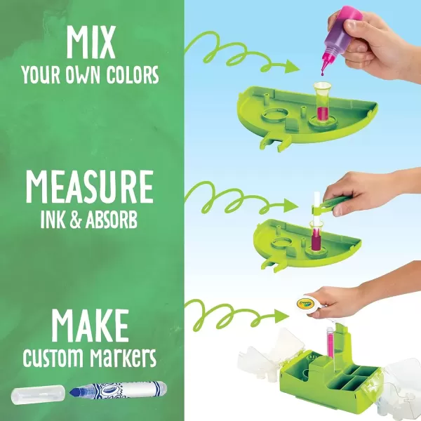 imageCrayola Marker Maker DIY Kids Crafts Create 16 Markers for Kids Arts ampamp Crafts Kit Gift for Girls ampamp Boys Ages 7Marker Maker